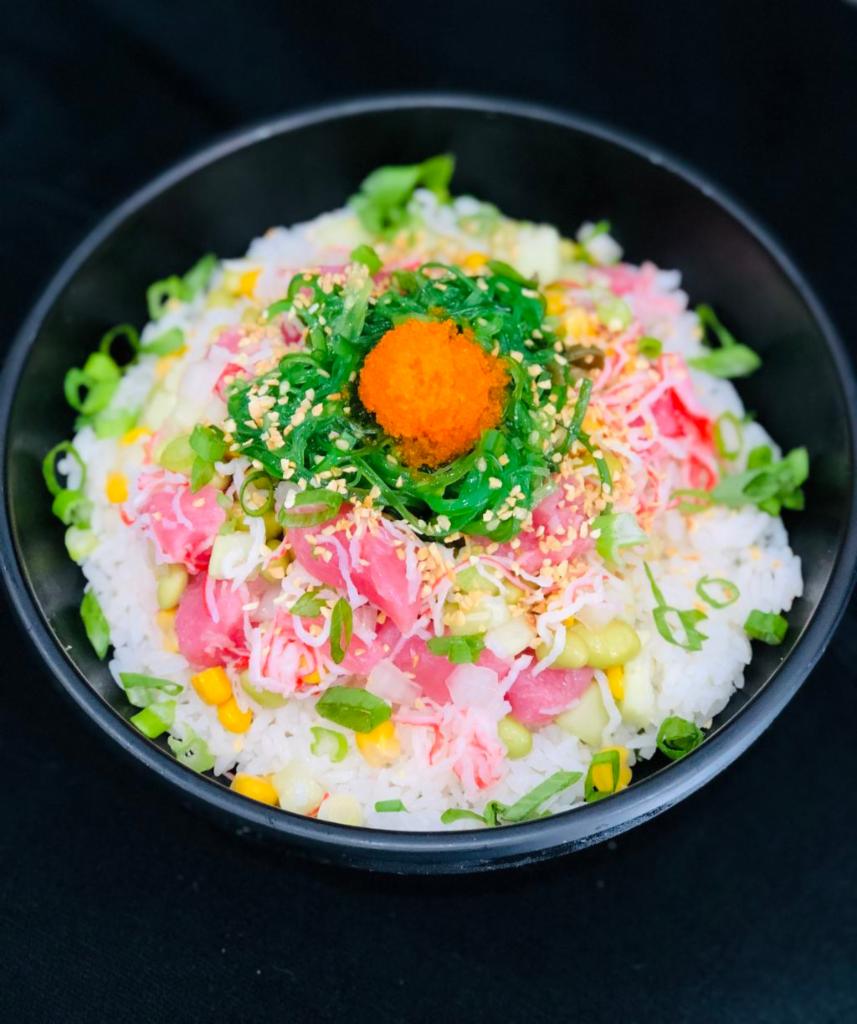 Poke Rice Bowl with 2 Protein · Create your own 2 protein poke bowl.