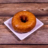 Vegan Glazed Donut · Available daily.