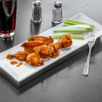 Crispy Heroes Wings · 6 Chicken wings with your choice of sauce flavor: Buffalo, Teriyaki, or Sweet BBQ. 