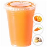 Immunity Fresh Juice · Orange, carrot, ginger.