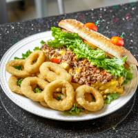 Original Philly Sandwich · Sauteed onions, peppers, American cheese.