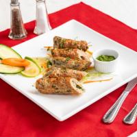 Chicken Sheekh Kabab · tander rolls of chicken cook in clay oven