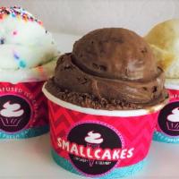Ice Cream · Our small batch home-made ice cream is a must have!!  Our flavors change daily.  