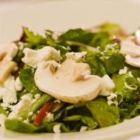 Mesclun Salad with Goat Cheese · 
