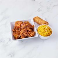 C10. General Tso's Chicken Combo Platter · Hot and spicy.