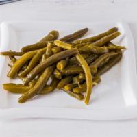 Green Beans · contains chicken base
shell fish allergy warning