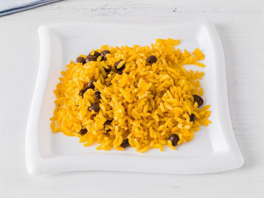 Yellow Rice and Peas · contains chicken base
shell fish allergy warning