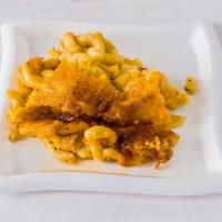 Baked Mac and Cheese · 3 cheese layered mac, made with sharp, mild chedder, and gouda cheese.
shell fish allergy wa...