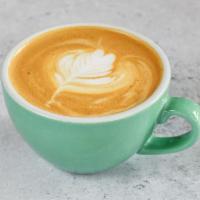 Latte · Hot or iced. Espresso and steamed whole milk. Substitute oat, almond, or breve milk for an a...