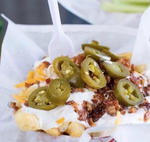 Reg. Fully Loaded Fries · Cheese, Ranch, Bacon bits and Jalapeños.