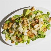 Chicken Caesar Salad · Chicken, romaine lettuce, croutons, Parmesan and Caesar dressing.