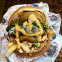 The Jack Burger · Fall in love with our jack that's loaded with pepper jack cheese, fried jalapeno, pico de ga...
