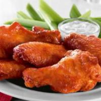 15 pcs buffalo wings · served with blue cheese sauce