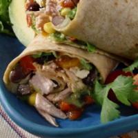 Mexicali Wrap · Grilled Chicken, Tomatoes, Black Beans, Avocado, Jalapeños, Lettuce & Home made Chipotle Dre...