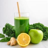 5. Daily Cleanse Juice  · Carrot, celery, spinach, apple, lemon, and ginger. 
