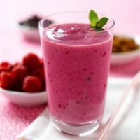 5. Ali's  Smoothies  · Strawberries, blueberries, banana, and vanilla protein. 