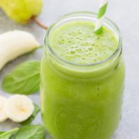 6.Green Monster  Smoothie · Baby spinach, apples, banana, carrots, orange juice, and strawberries.  
