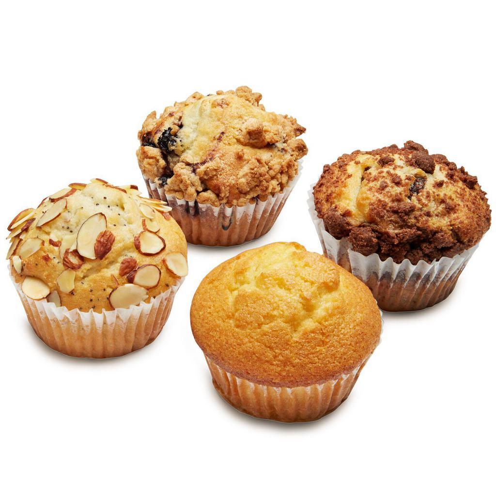 Muffins Pastry · Blueberry, Corn, Chocolate chip, and lemon iced.