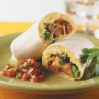 1. Healthy Request Wrap Breakfast · 3 egg whites and fresh turkey on a whole wheat wrap.