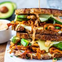 5. The Chipotle Grilled Chicken Avocado Sandwich · Sandwich grilled chipotle chicken, provolone cheese, avocado, lettuce, tomatoes, and ranch d...