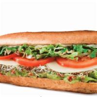 13. Veggie Delight Hot Sandwich · Fresh mozzarella, grilled vegetables, mixed beans.