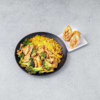 S11. Chicken with Broccoli Combo Platter · 
