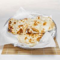 Butter Naan Bread · Oven baked flatbread.