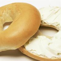 TOASTED BAGEL WITH CREAM CHEESE · TOASTED BAGEL WITH CREAM CHEESE