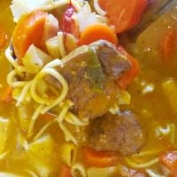 Squash Soup · Haitian Soup Joumou comes with and without Beef