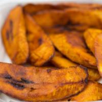 Fried Plantains · Sweet friend plantains.