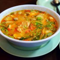 Yum Talay · (SPICY) (Mixed Seafood: Shrimp, Scallops, Mussels, & Squid) Special chili-lime vinaigrette d...