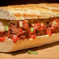 Meatball Sub · If you're a meatball sub lover, this is the one you'll come back for! Meatballs from edge to...