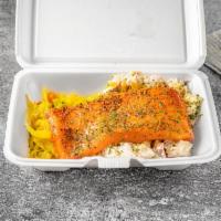 Herb Basil Salmon · Broiled salmon Seasoned perfectly and broiled to perfection