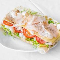 Number 3 Specialty Sub · Turkey, fresh homemade mozzarella, fresh tomato, sun-dried tomato.