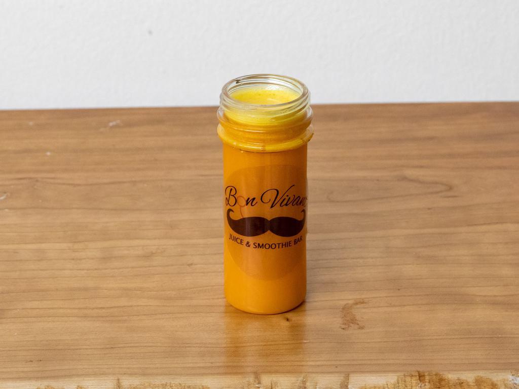 Tumeric Lemon Shot · Supports joint & muscle health, fights inflammation, boosts cognitive function, promotes healthy mood balance & youthful radiant skin.