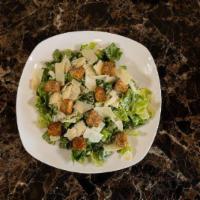 Caesar Salad · Lettuce, croutons, parmesan cheese tossed with caesar dressing. Add chicken for an additiona...
