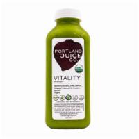 Vitality Smoothie · 16 oz. of thick, nutritious, certified organic smoothie goodness. Made with pineapple, banan...
