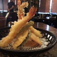16. Shrimp Tempura Appetizer · Butter-fried 2-piece shrimp and 3-piece vegetable.