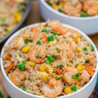 Shrimp Fried Rice · Served with yum yum sauce.
