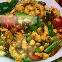 93. Shrimp with Peanuts · Spicy.