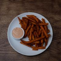 Sweet Potato Fries · served with special sauce