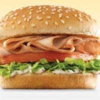 Turkey Ranch.... · Pepper turkey, red onion, provolone, lettuce, tomato and ranch dressing.