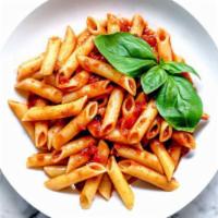 Marinara Pasta  · Penne noodles with our home made marinara sauce. Dairy free. 