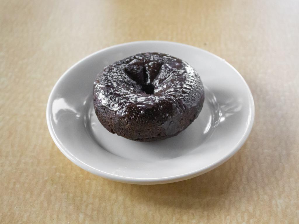 Devils food glazed donuts · Chocolatey delicious! 
