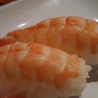 Poached Shrimp Nigiri · Ebi. 1 piece. 