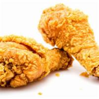 Jumbo Crispy Drumstick · Fresh chicken drumstick battered and double fried.