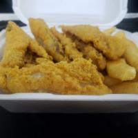 Paid in Full Fish Plate · Plate of fish choice of Whiting or Perch  with a side of fries. This fish plate will have yo...