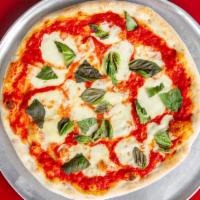 Margherita Tomato Sauce and Mozzarella Pizza  · 