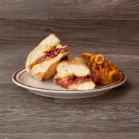 Pastrami Sandwich · Served with choice of side. 