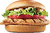 Grilled Chicken Sandwich Combo · A grilled chicken fillet topped with crisp chopped lettuce, thick-cut tomato and mayo on a w...
